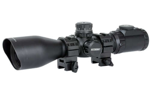 Scopes Leapers Inc.   UTG Accushot Precision Series UTG 3-12X44 SWAT CMPCT MDOT W/RINGS • Model: Accushot Precision Series